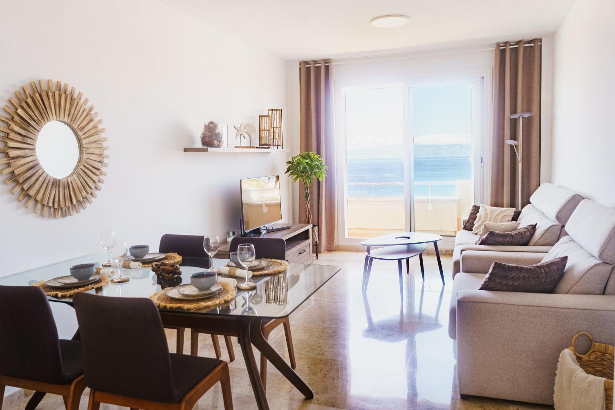 Luna - Ac, 2 Pools, Panoramic Ocean, Private Garage, Fibre Net Puerto de Santiago  Buitenkant foto